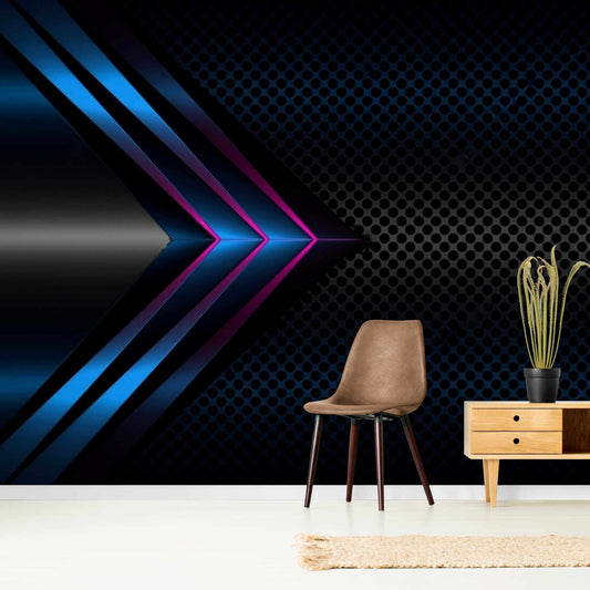 Art 3D wallpaper showcasing dimensional creativity, transforming the space with vibrant visuals.