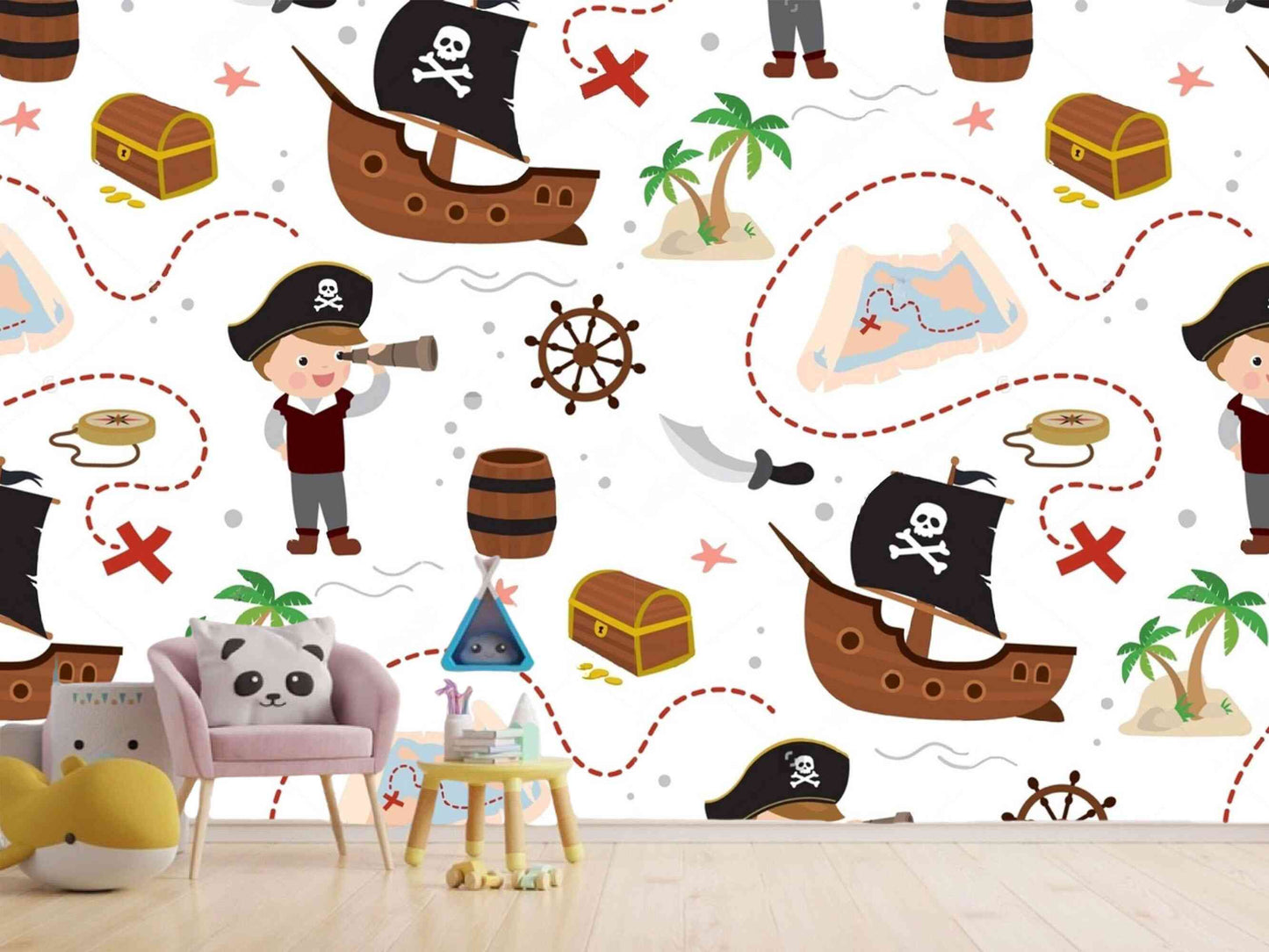 Colorful cartoon wallpaper for boys' room decoration - AccentWallpapers