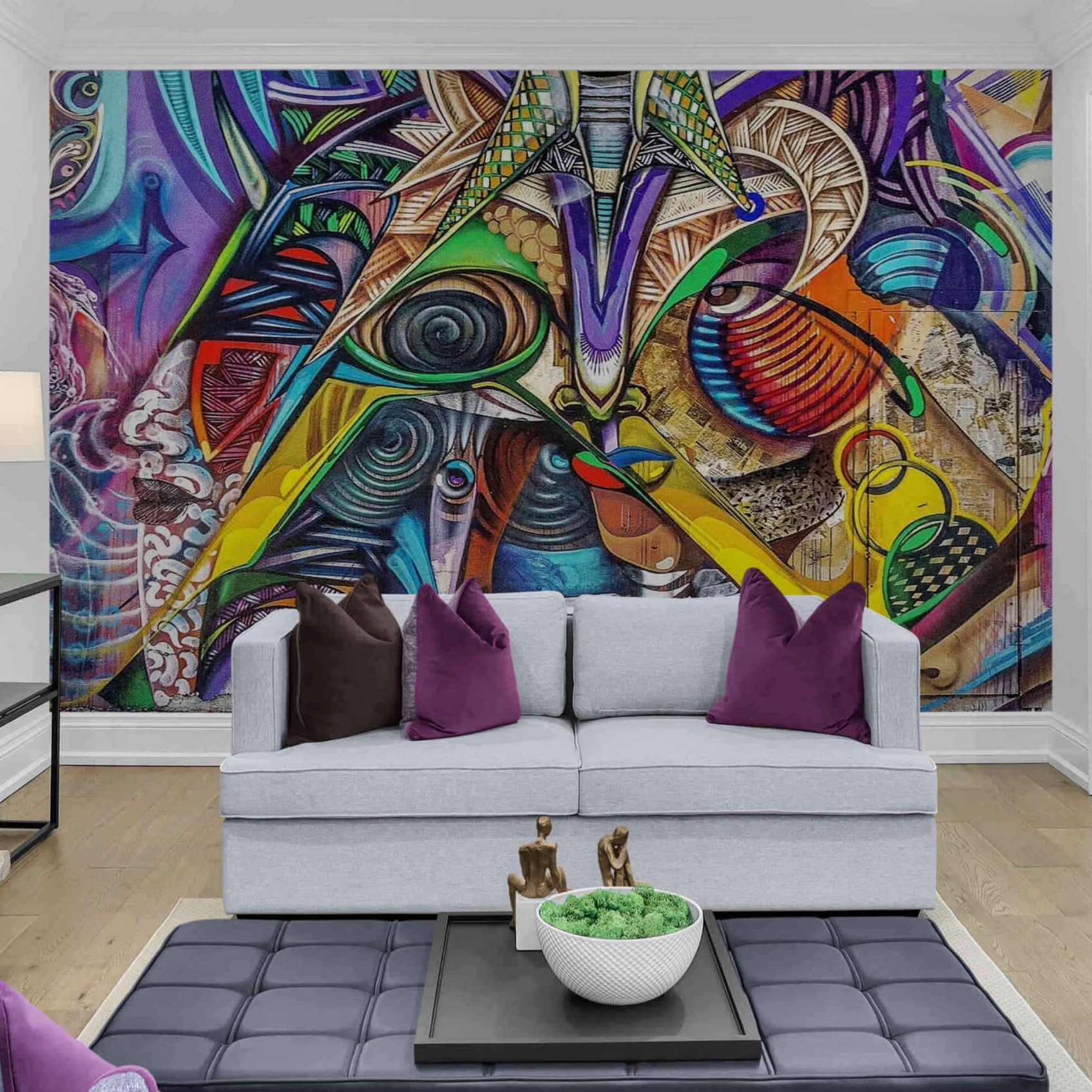Your custom vision brought to life with a personalized graffiti wall mural.