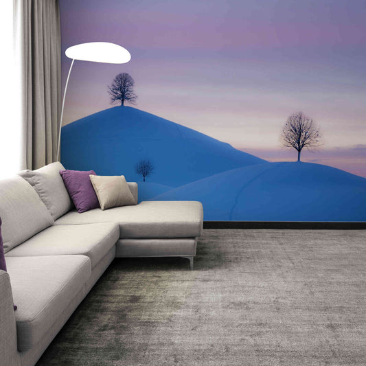 Hallway Wallpaper - Scenic Hills, Winter Landscape and Sunset Views