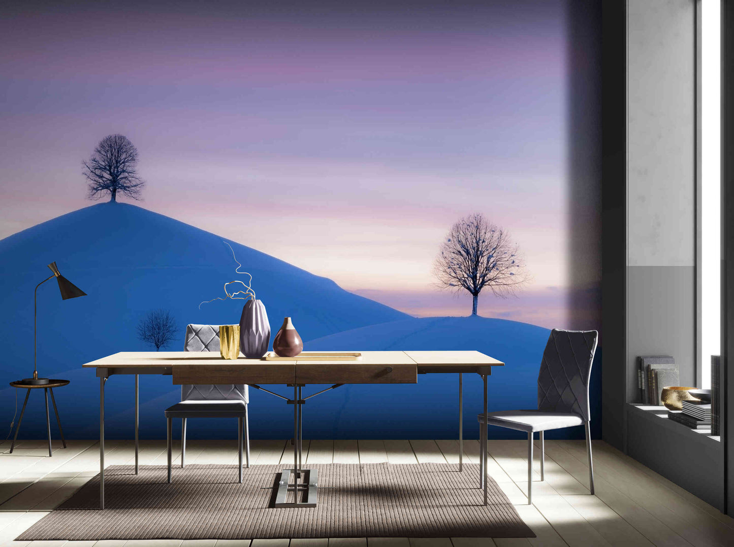 Hallway Wallpaper - Scenic Hills, Winter Landscape and Sunset Views