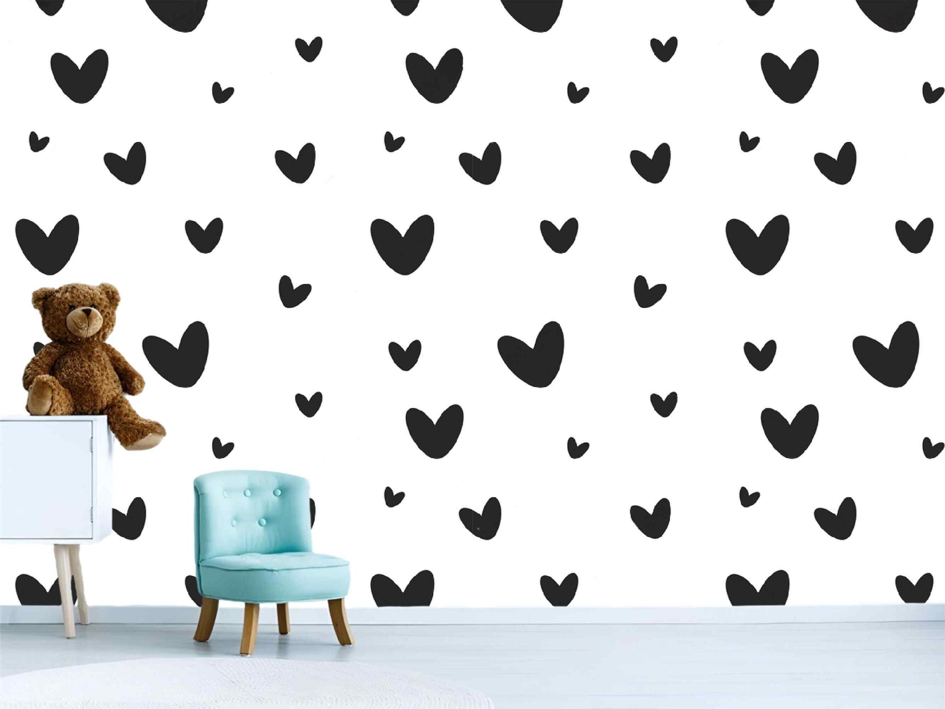 Heart-Shaped Wall Covering
