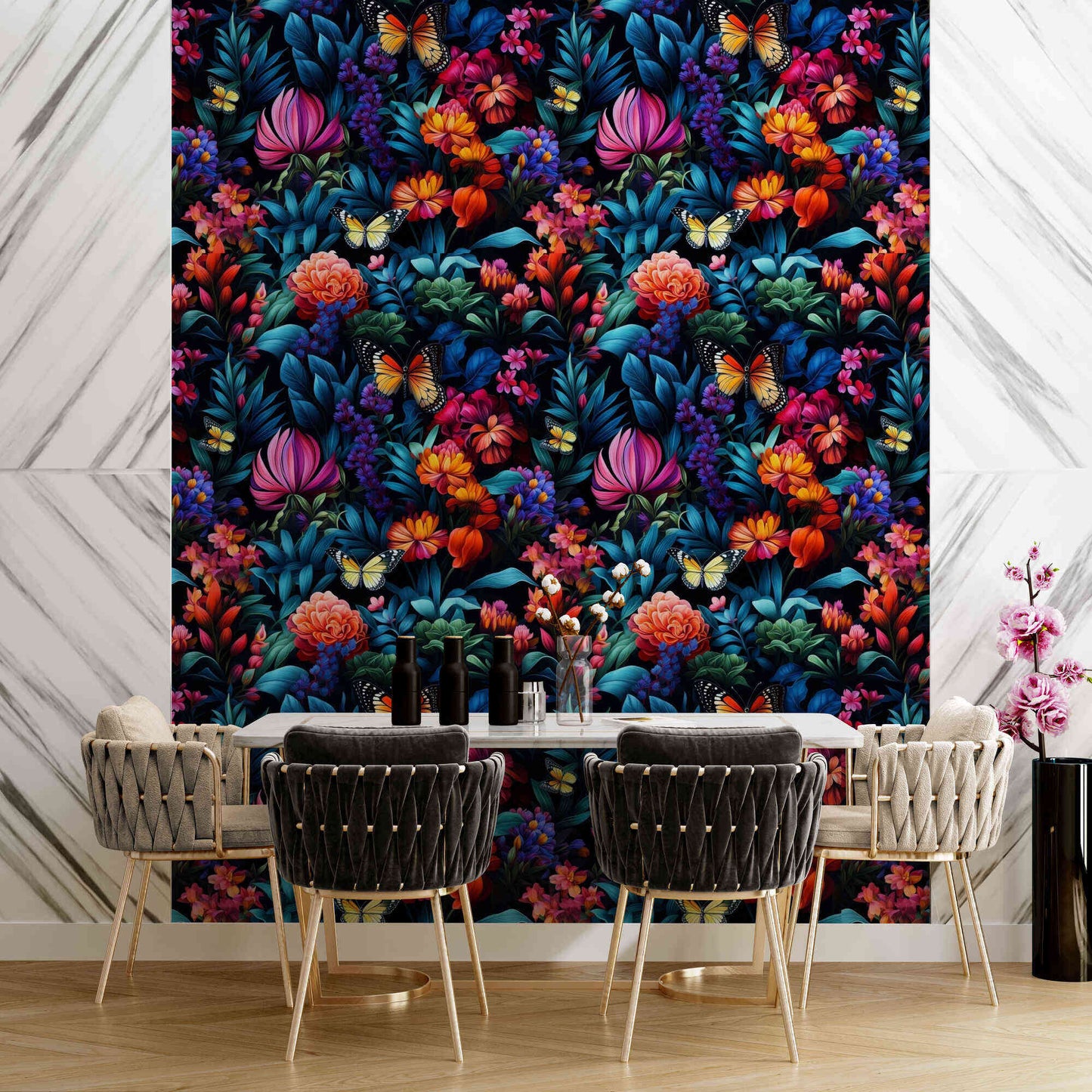 Floral Botanical Wallpaper Self-Adhesive