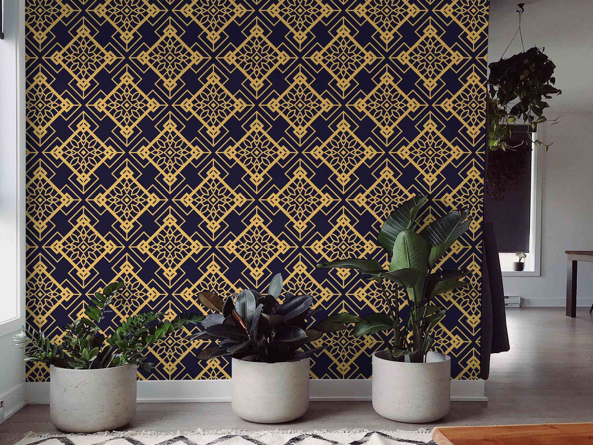 Luxury pattern home wall design, perfect for a refined look.