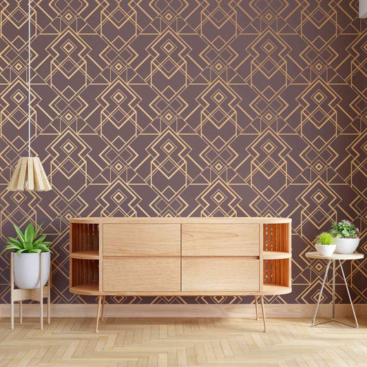 Luxury removable wallpaper adding a stylish touch to your interior.