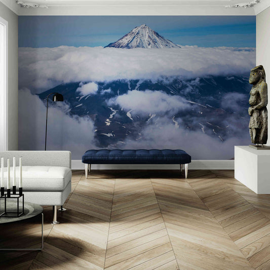 Majestic mountains unfold in this Wallpaper Mural, inviting the beauty of nature into your home.
