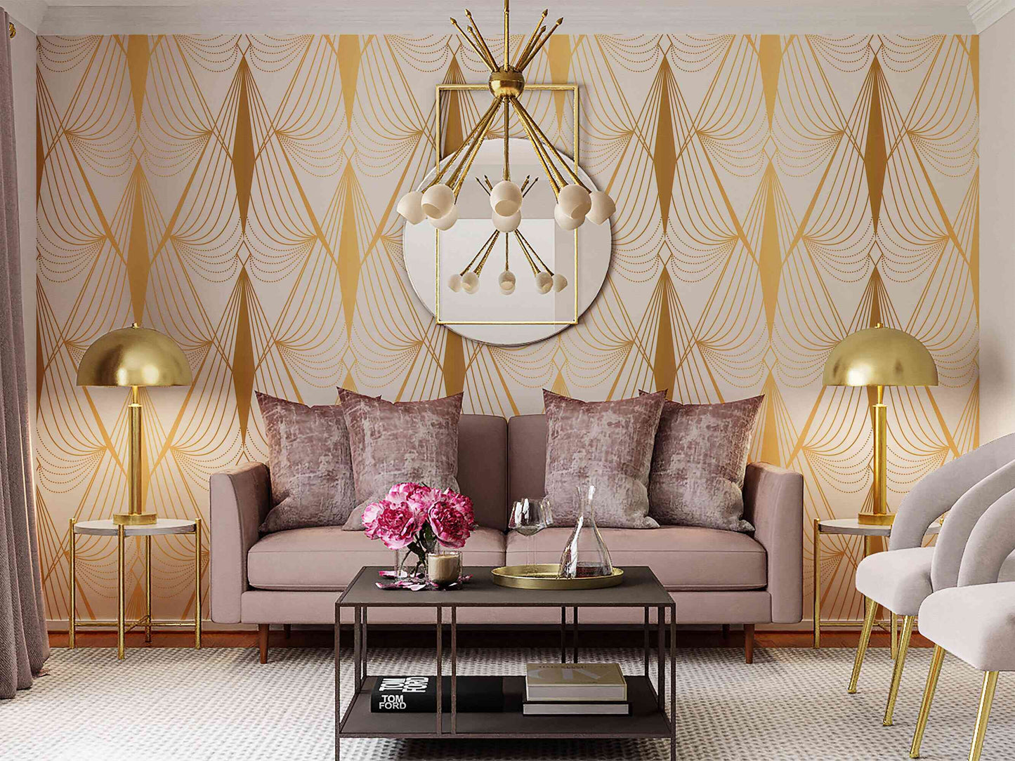 Rich Peel & Stick Wallpaper | Luxury Wall Covering for Accent Wallpapers