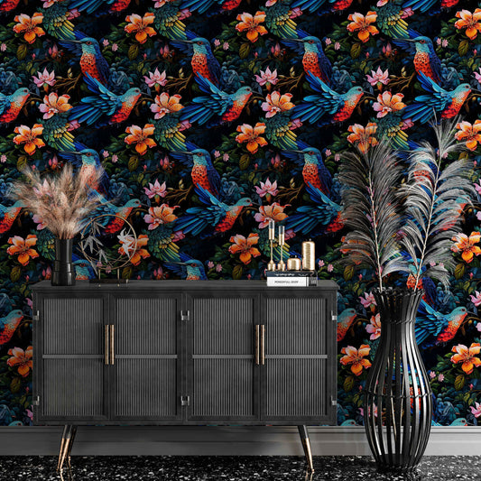 Verdant garden oasis unfolds in this Botanical Gardens Wallpaper, inviting nature's serenity into your home.