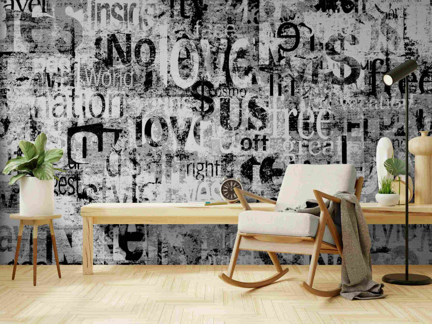 Edgy Dark Graffiti Letters Wallpaper for Urban-Inspired Spaces